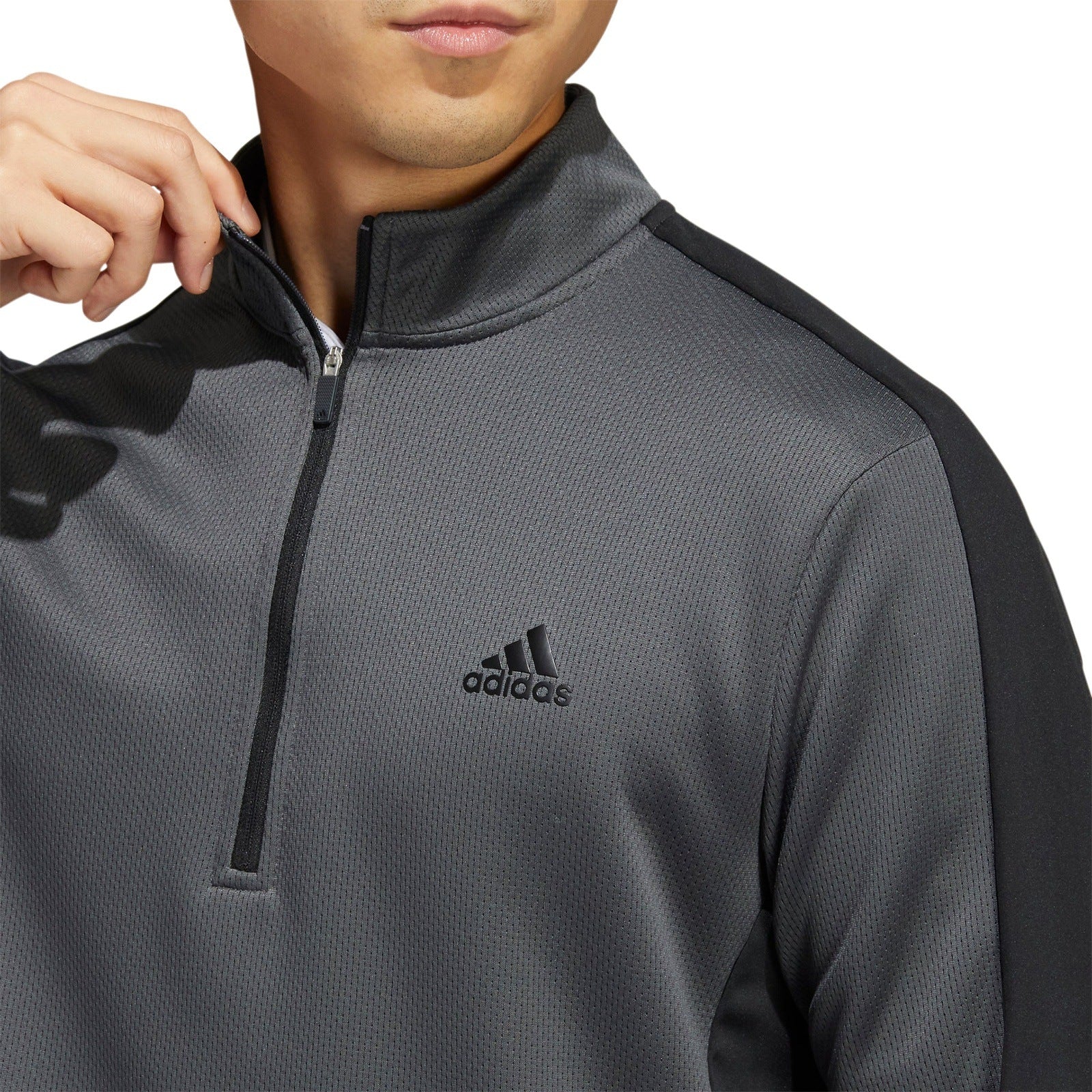 adidas Colour Block 1/4 Zip Golf Pullover HC5573 – Image 3