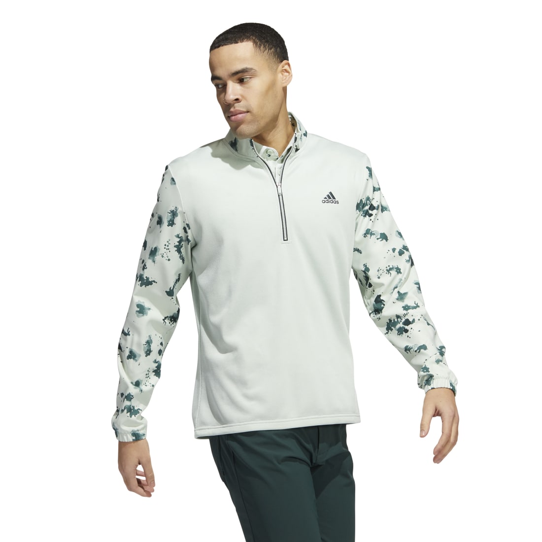 adidas Splatter Print 1/4-Zip Golf Mid Layer HN7174 – Image 3