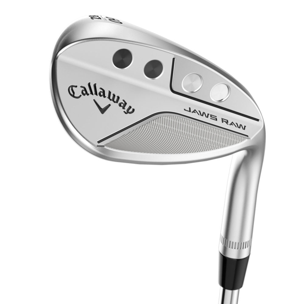 Left Hand Callaway JAWS Raw Face Chrome 22 Golf Wedge | Steel – Image 4
