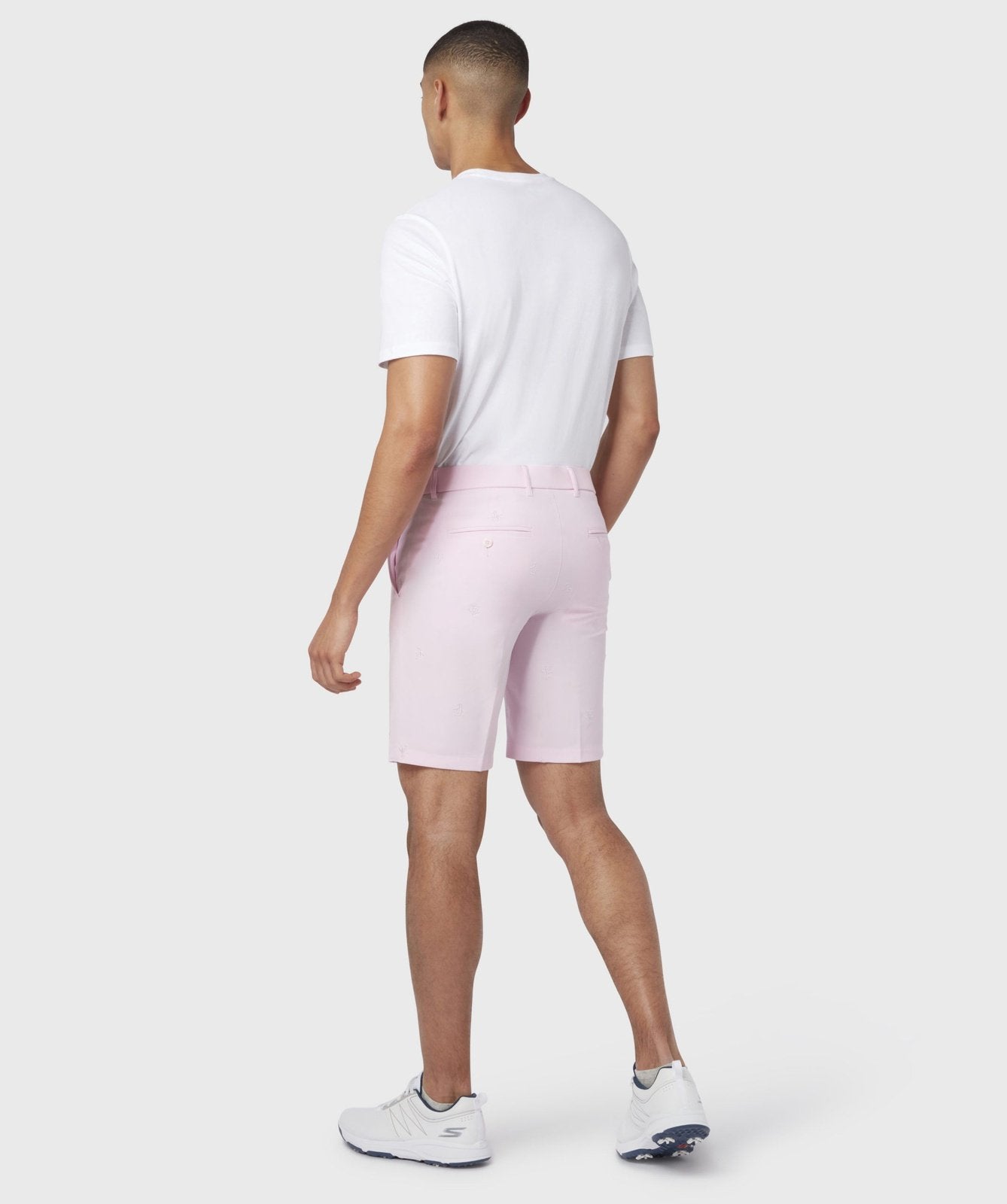 Original Penguin All-Over Embroidered Golf Shorts OGBSB083 – Image 5