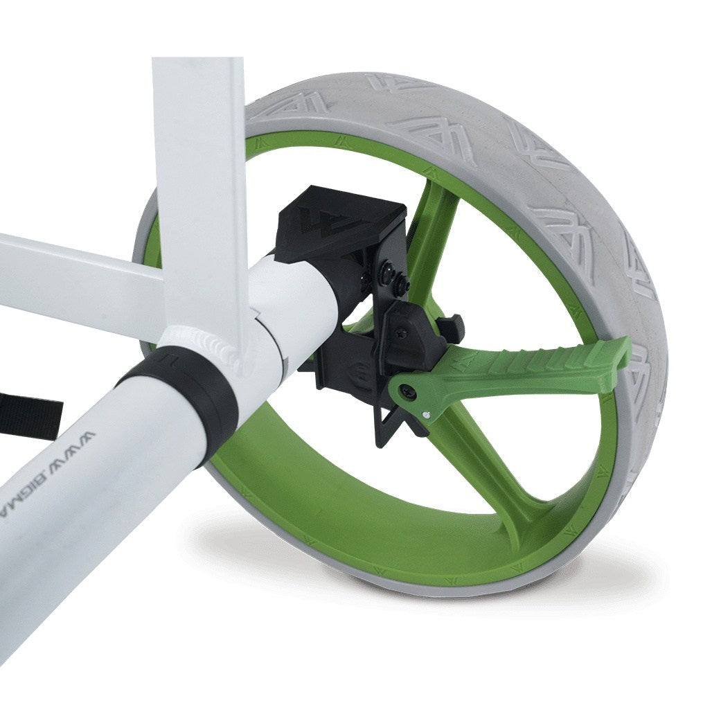 Big Max Blade IP Golf Trolley | White/Lime – Image 3