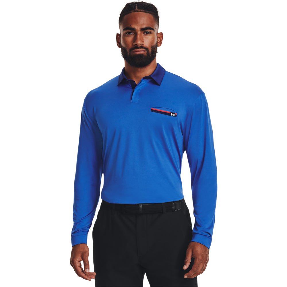 Under Armour Playoff 2.0 Pocket LS Golf Polo Shirt 1373687 – Image 4