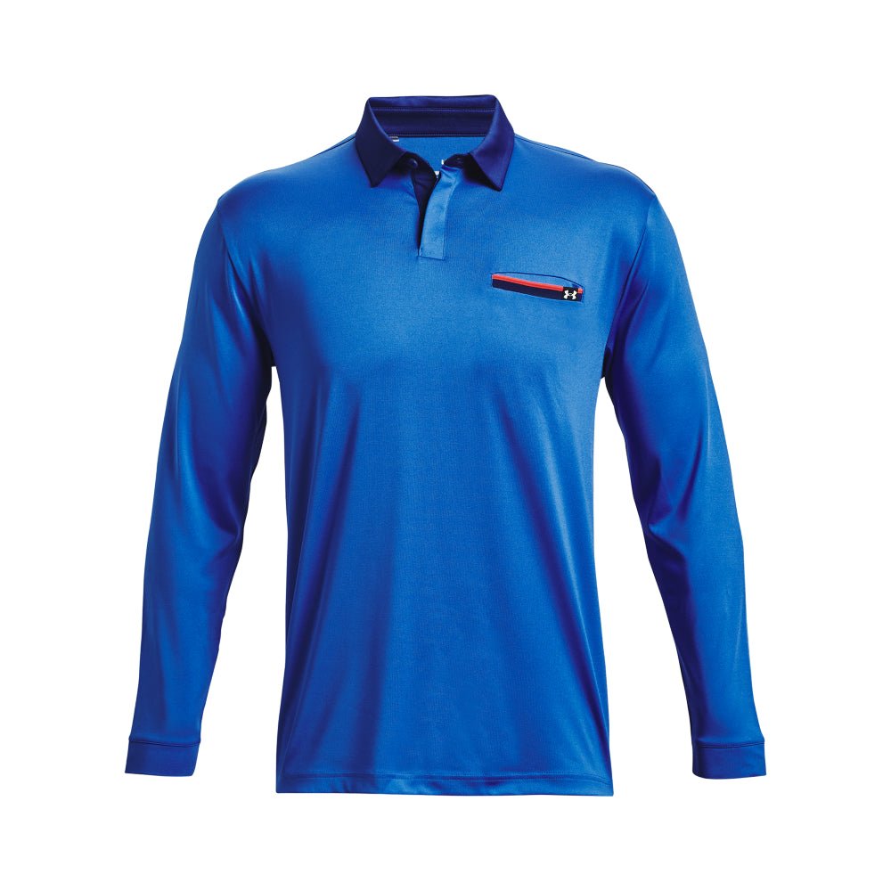 Under Armour Playoff 2.0 Pocket LS Golf Polo Shirt 1373687