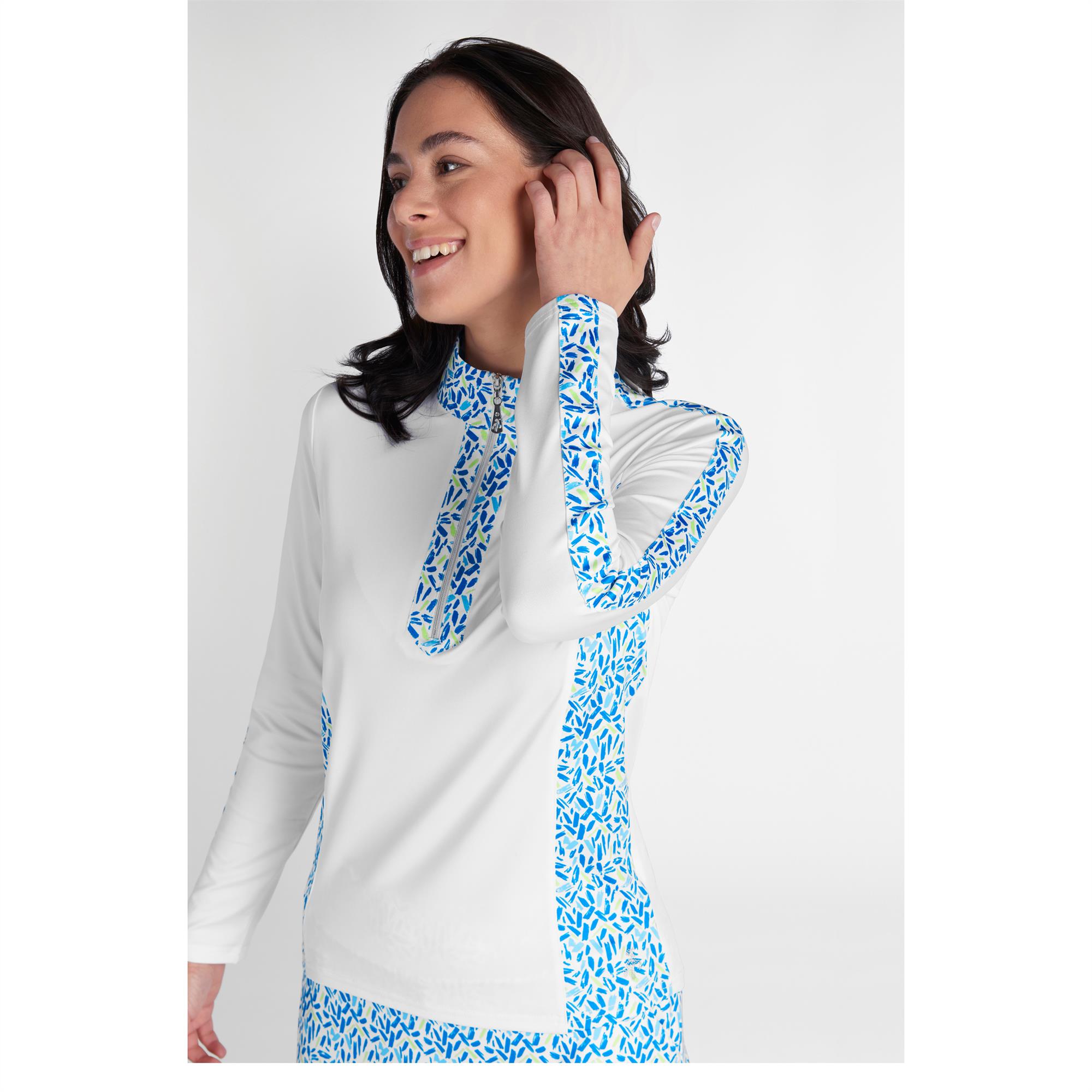 Green Lamb Ladies Kaz Long Sleeve Golf Top SG22927 – Image 4